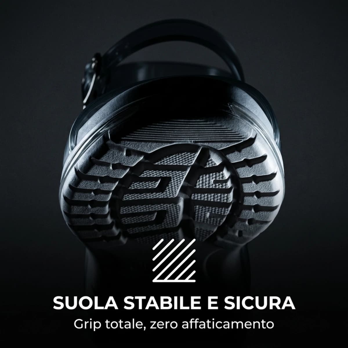 Suola stabile con grip avanzato