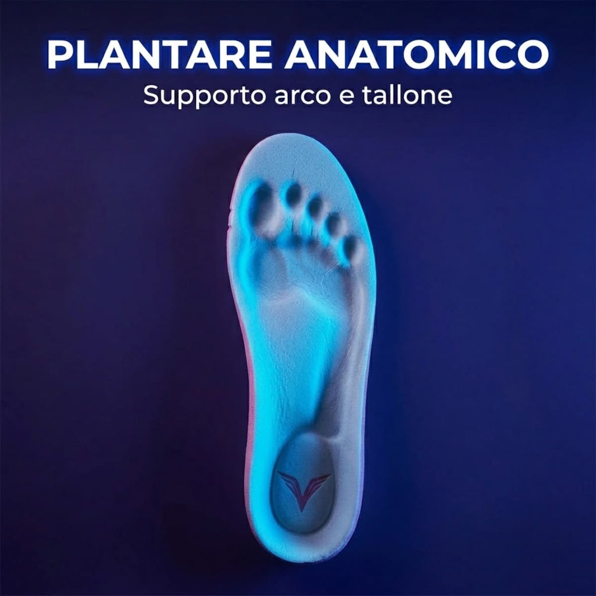 Plantare anatomico con supporto arco plantare