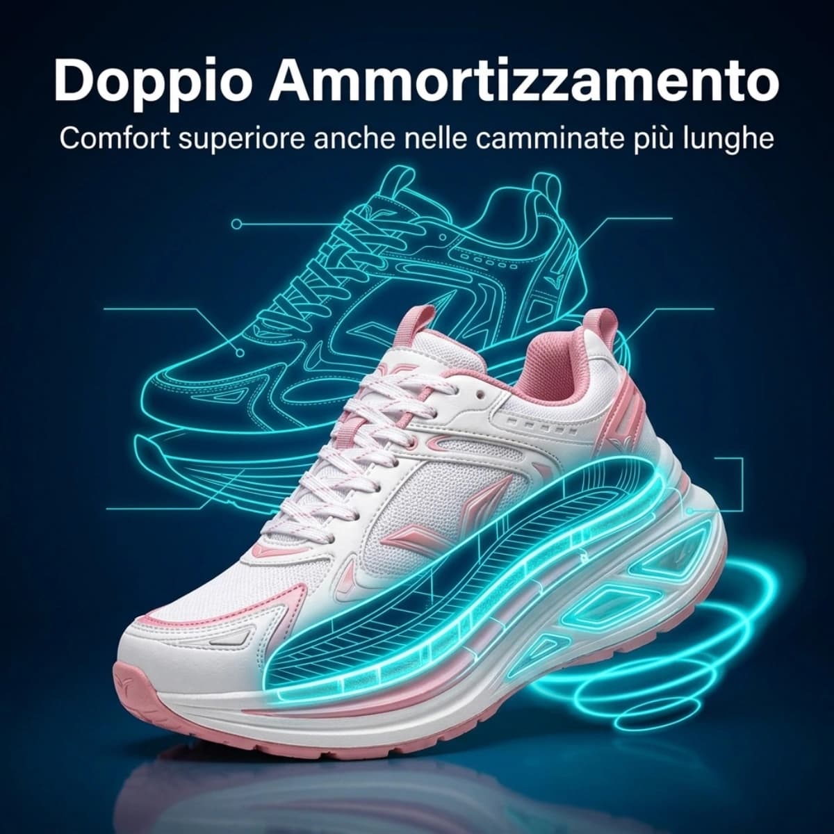 Doppio ammortizzamento anti-urto
